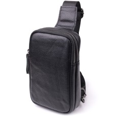 Слінг сумка для чоловіків Vintage sale_15105 13х20х5,5 см Чорний