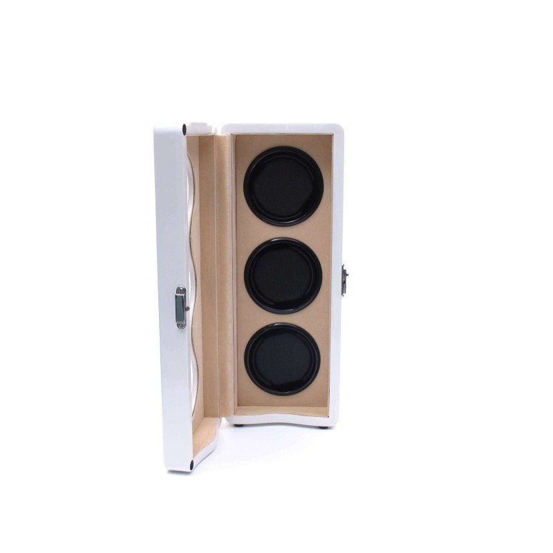 Шкатулка Salvadore для підзаводу 3 годинників SL/8198-WH 3x3 Білий