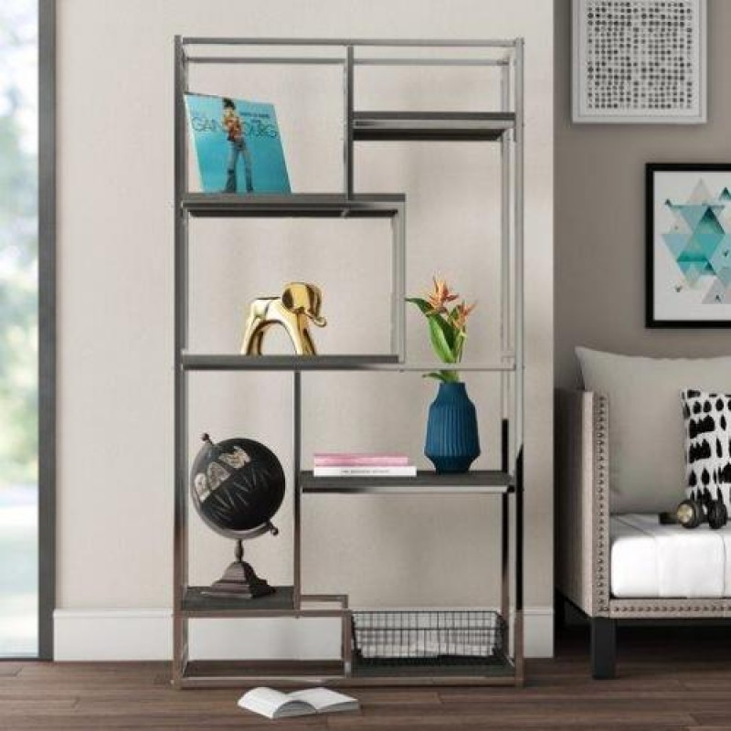 Стелаж для зберігання в стилі Loft Золотий NS-1823 1780x950x350 мм