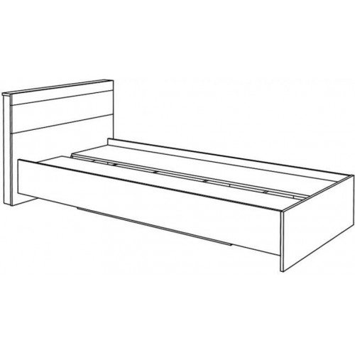 Ліжко Еверест Соната 90х200 см Венге з білим (psg_UK-6415014) Ліжко Еверест Соната 90х200 см Венге з білим (psg_UK-6415014)