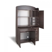 Стіл-Бюро Тиса Мебель Б-3 Венге 1940x380x1200 мм Стіл-Бюро Тиса Мебель Б-3 Венге 1940x380x1200 мм