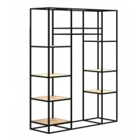 Стелаж GoodsMetall у стилі Лофт 2000х1600х500мм СТЖ120 Стелаж GoodsMetall у стилі Лофт 2000х1600х500мм СТЖ120