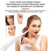 Дарсонваль для волосся обличчя та тіла Black Owl 7 електродів Білий (413)