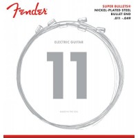 Струни для електрогітари Fender 3250M Super Bullets Nickel-Plated Steel Electric Guitar Strings 11/49 Струни для електрогітари Fender 3250M Super Bullets Nickel-Plated Steel Electric Guitar Strings 11/49