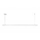 Світильник лінійний підвісний 125 см MSK Electric Office під дві led-лампи G-13 SL-120-2T8 WH
