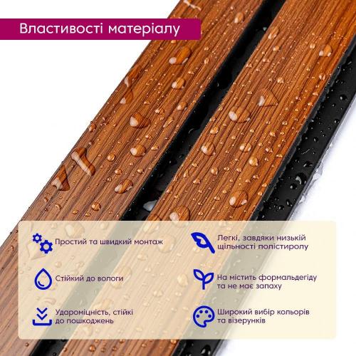 Декоративна PS рейка Sticker Wall 122*2900*12мм (D) SW-00001746 Декоративна PS рейка Sticker Wall 122*2900*12мм (D) SW-00001746
