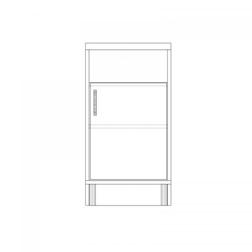 Тумба офісна Тиса Мебель ТМ-105 1 Сонома 76x35x40 см Тумба офісна Тиса Мебель ТМ-105 1 Сонома 76x35x40 см