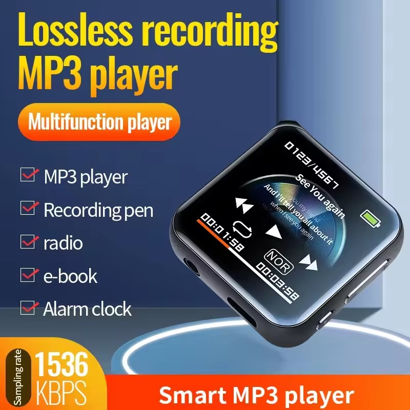 Міні диктофон з великим екраном, радіо та MP3 плеєром Nectronix M30, 16 Гб пам'яті
