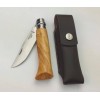 Складний ніж у подаручному футлярі Opinel №8 нержавіюча сталь (001004)