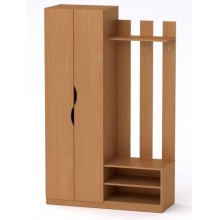 Передпокій з шафою Компанит Ніна 120,2х46,8х195 см Бук