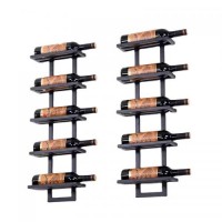 Комплект полиць для зберігання вина GoodsMetall у стилі Лофт 700х250х120 СТЖ233 Комплект полиць для зберігання вина GoodsMetall у стилі Лофт 700х250х120 СТЖ233