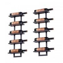 Комплект полиць для зберігання вина GoodsMetall у стилі Лофт 700х250х120 СТЖ233