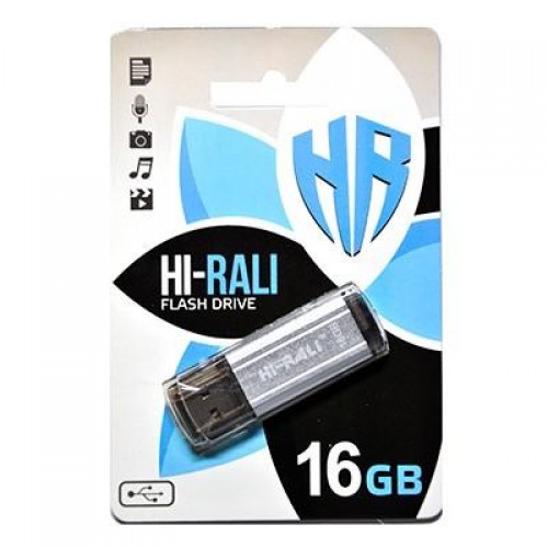 Флеш-накопичувач USB 16GB Hi-Rali Stark Series Silver (HI-16GBSTSL) в інтернет супермаркеті PbayMarket!