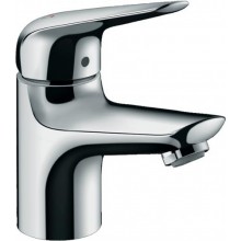 Змішувач для раковини одноважельний із зливним гарнітуром Hansgrohe Novus Хром 71020000