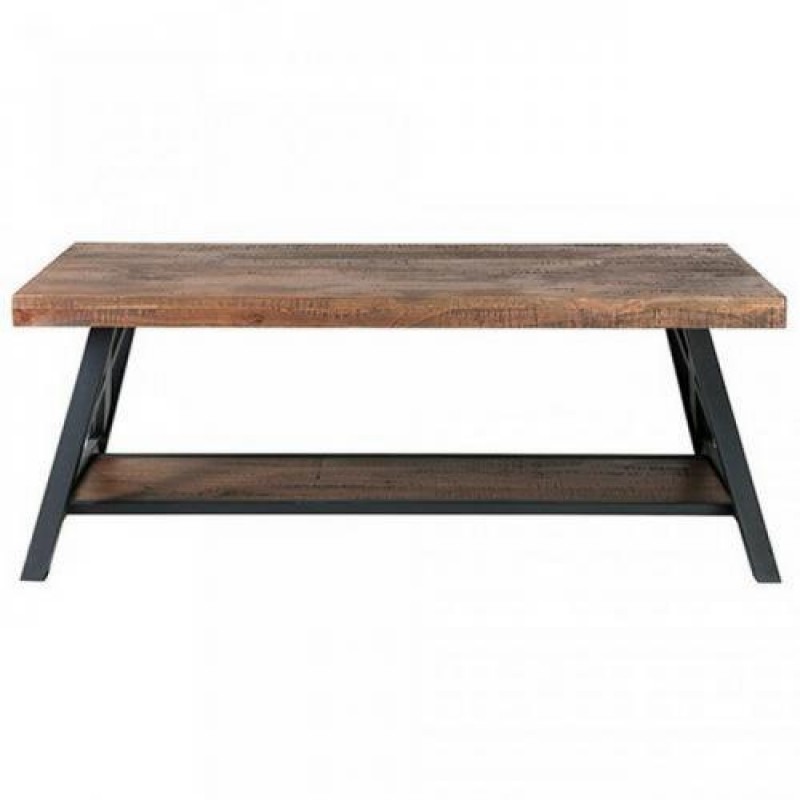 Кавовий журнальний столик у стилі Loft NS-501 480x1200x600 мм Черный