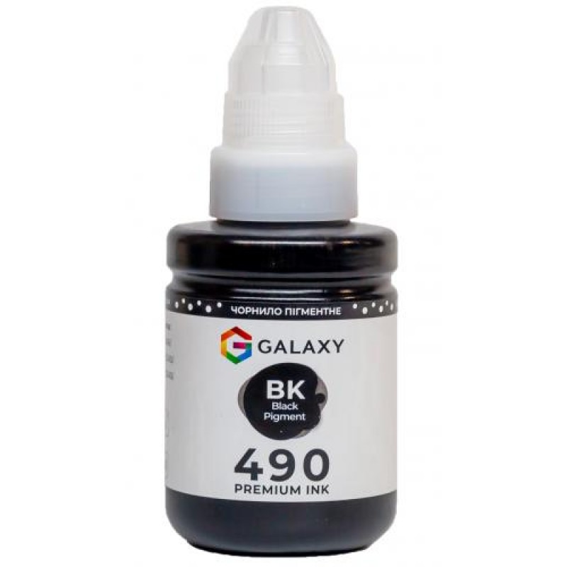 Чорнила Galaxy GI-490 Canon 135 мл Black Pigment (10497)