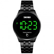 Чоловічий наручний світлодіодний годинник Skmei 1579 light Чорний