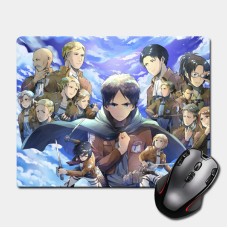 Ігрова поверхня Усі персонажі, Атака титанів маленький - Attack on Titan 220 х 180 мм (12668)