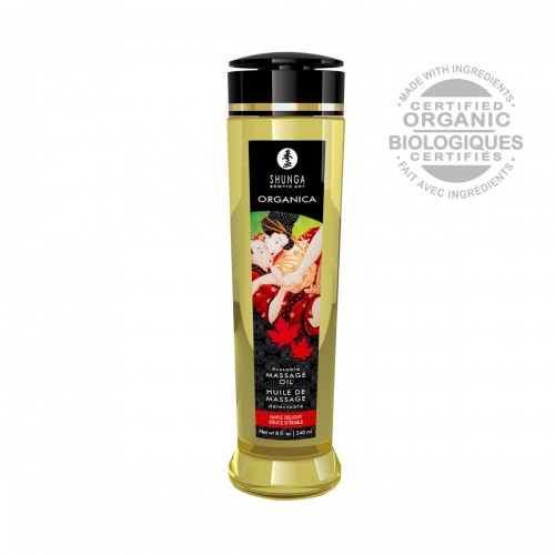 Органическое массажное масло Shunga ORGANICA - Maple Delight (240 мл) с витамином Е в інтернет супермаркеті PbayMarket!