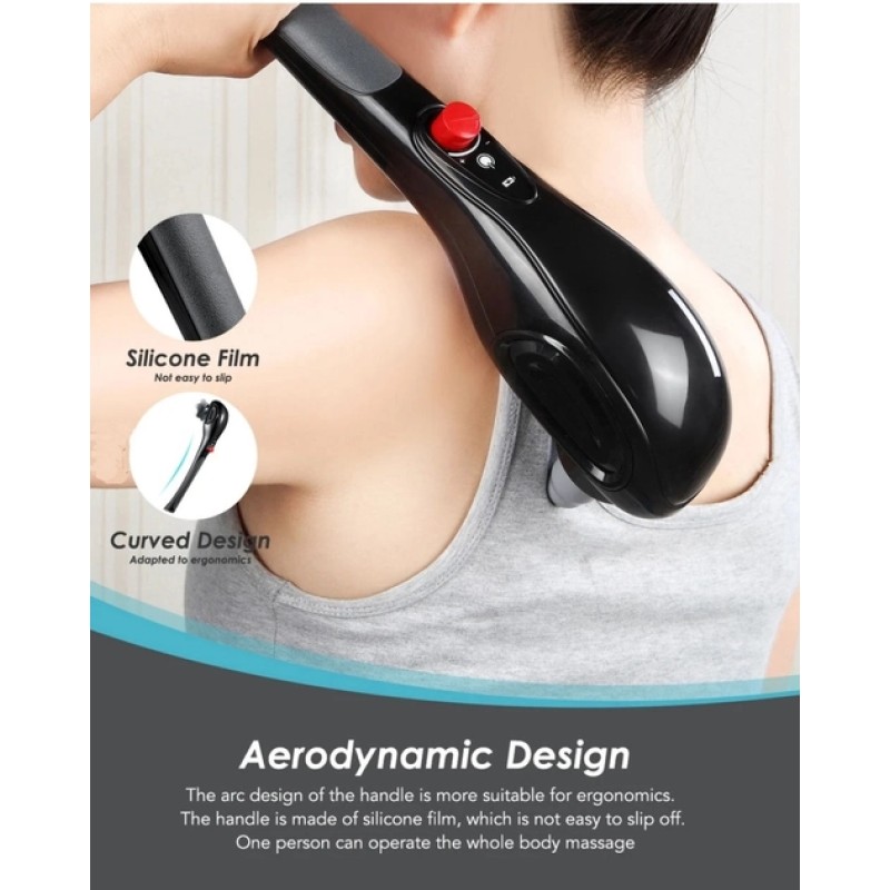 Масажер ручний для тіла No Brand B-6 5 насадок Чорний (1797877216)