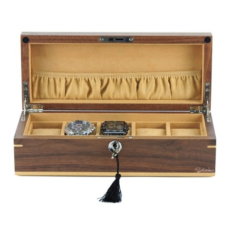 Шкатулка для зберігання годинників Salvadore WB/2320/5.W.LX Коричневий