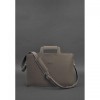Жіноча шкіряна сумка для ноутбука та документів BlankNote 15 Brown-Beige (BN-BAG-36-beige)