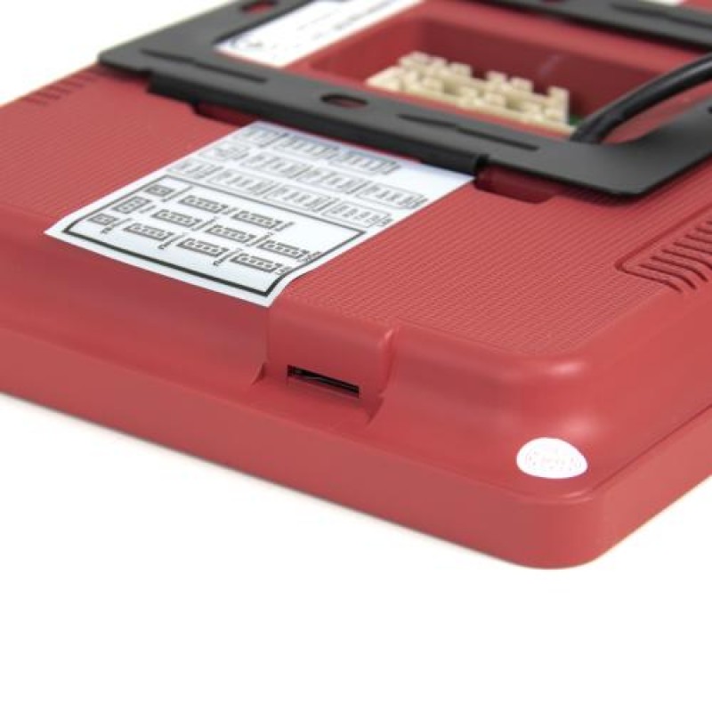 Комплект Wi-Fi відеодомофонa BCOM BD-760FHD/T Red з підтримкою Tuya Smart і BT-400FHD Black