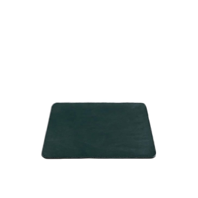 Килимок для мишки з натуральної шкіри 1.0 зелений краст BlankNote