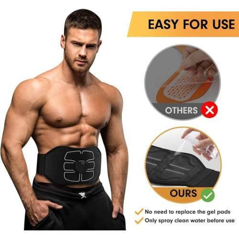 Міостимулятор для м'язів живота Beauty Body W24 Black (14983-hbr)