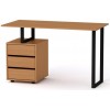 Стіл письмовий Лофт-2 Компаніт Бук (120х60х72,8 см)