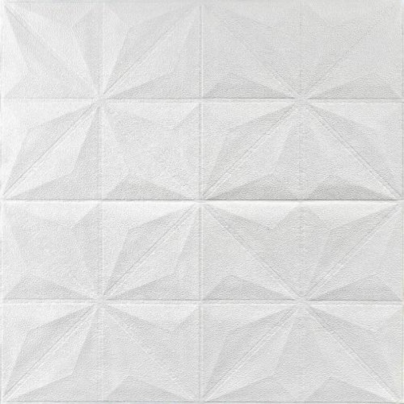 Самоклеюча декоративна стельова стінна 3D панель зірки 700x700x5мм (116) Sticker Wall SW-00000008