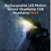 Ліхтар налобний сенсорний акумуляторний SuperFire HL65 120 Lumen IPX4 Black