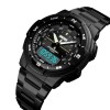 Чоловічий наручний годинник Skmei 1370 Black 1370BKBK (17130-hbr)