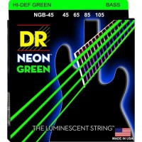 Струни для бас-гітари DR NGB-45 Hi-Def Neon Green K3 Coated Medium Bass Guitar 4 Strings 45/105 Струни для бас-гітари DR NGB-45 Hi-Def Neon Green K3 Coated Medium Bass Guitar 4 Strings 45/105