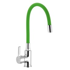 Змішувач для кухні з гнучким силіконовим виливом IBERGRIF M22112-5 (IB0071)