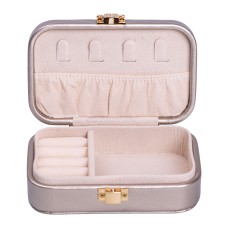 Скринька-органайзер для прикрас YIWU 12x7.5x4 см Срібний (HP-5-34CR)