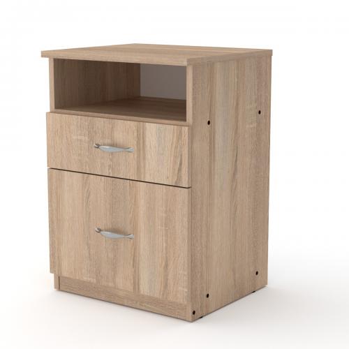 Тумбочка нічна Компанит ПКТ 4 Дуб Сонома (khk-204) Тумбочка нічна Компанит ПКТ 4 Дуб Сонома (khk-204)
