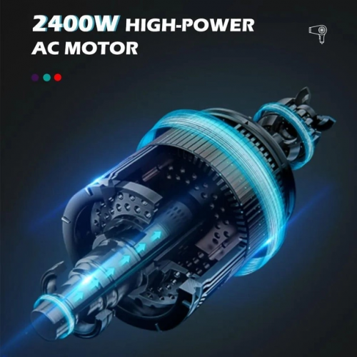 Потужний професійний фен VGR-452 2400W 2 насадки Потужний професійний фен VGR-452 2400W 2 насадки