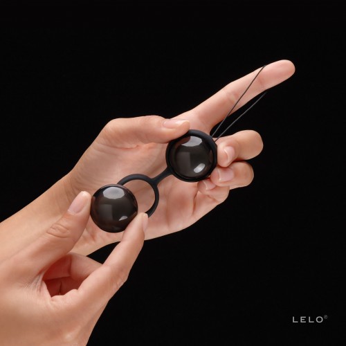 Вагінальні кульки LELO Luna Beads Noir Black, зміщений центр ваги, діаметр 2,9 см, 2х37 г в інтернет супермаркеті PbayMarket!