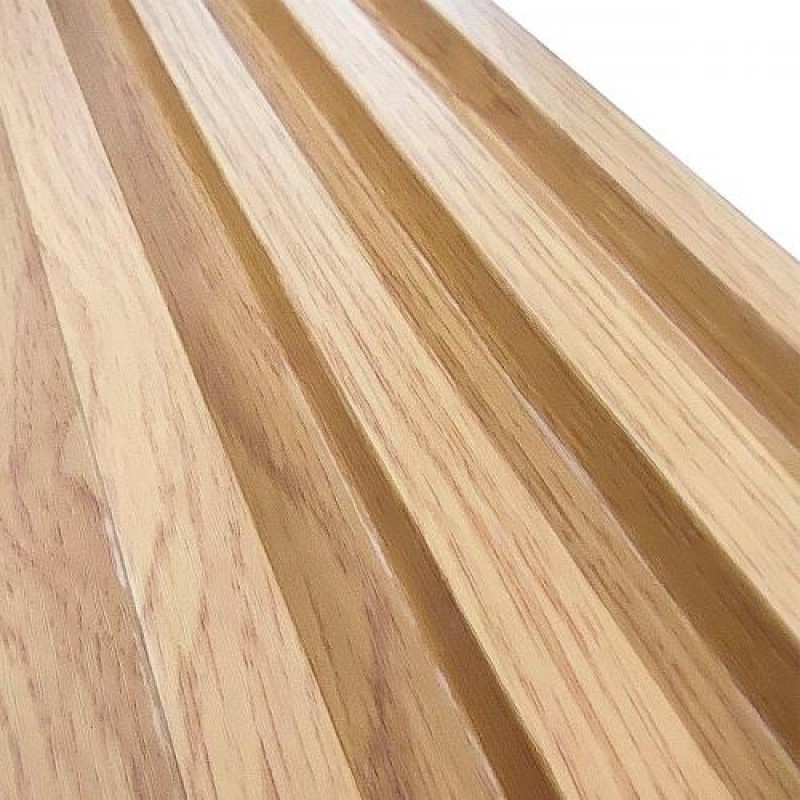 Декоративна стінова рейка Sticker Wall 160*23*3000мм (D) SW-00001526 Світло-коричнева