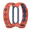 Ремінець MiJobs Sport Style для Xiaomi Mi Band 5/6 Orange Blue