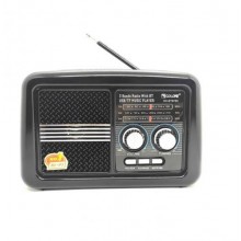 Радіоприймач акумуляторний Bluetooth колонка із сонячною панеллю Solar Golon RX-BT978S