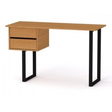 Стіл письмовий Компанит Лофт 3 120х50х72,8 см вільха