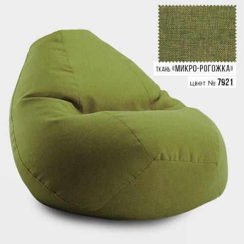 Безкаркасне крісло мішок груша Овал Coolki Рогожка XXL 130x90 салатовий Безкаркасне крісло мішок груша Овал Coolki Рогожка XXL 130x90 салатовий