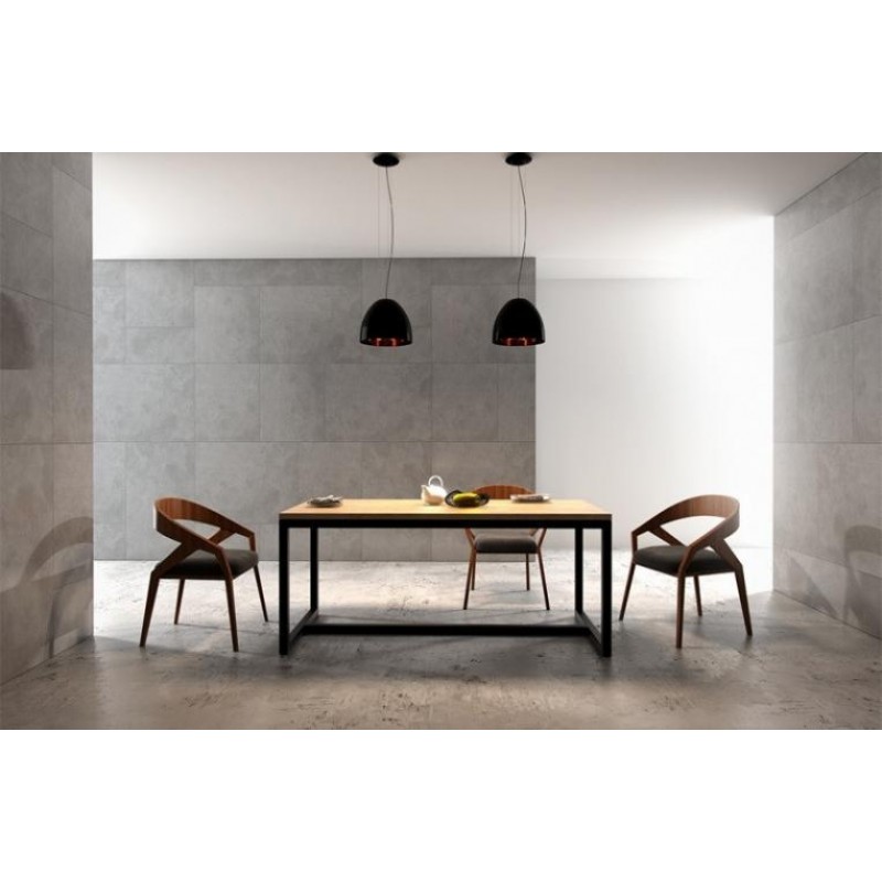 Обідній стіл у стилі Loft NS-1151 830x1400x900 мм Черный