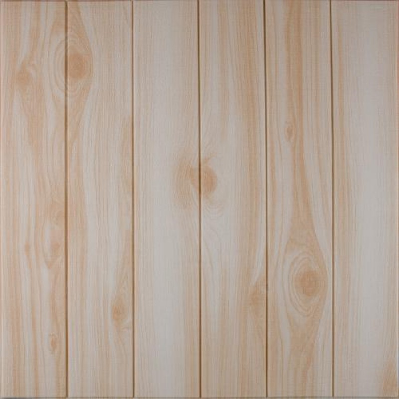 Самоклеюча декоративна 3D панель 3D Loft 700x700x5 мм Бежевий (285)