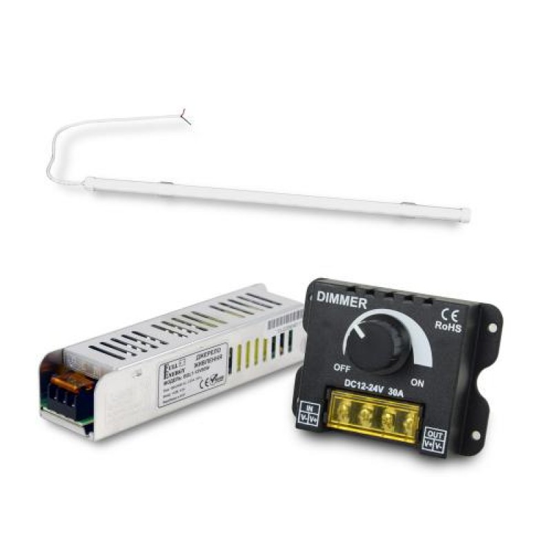 LED світильник лінійний FARADAY Electronics 1500мм 22Вт 6500K Full Energy BGL1-12V60W 12В/5А/60Вт OKY3220 12В/24ВDC Білий (2487714)