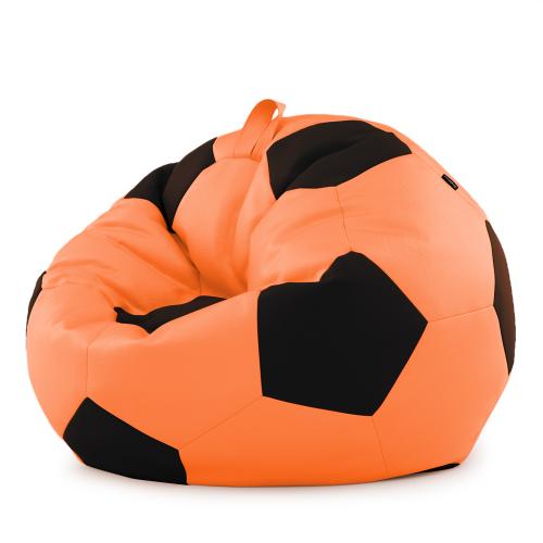 Крісло мішок М'яч Оксфорд 120см Студія Комфорту Великий Помаранчевий + Чорний Крісло мішок М'яч Оксфорд 120см Студія Комфорту Великий Помаранчевий + Чорний