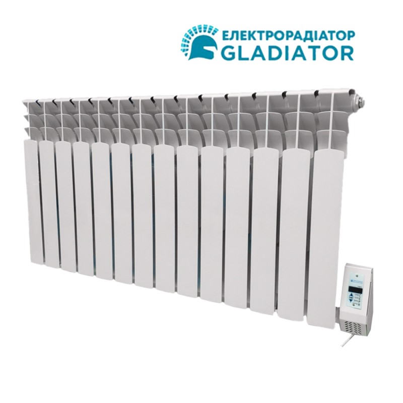 Електрорадіатор Gladiator 14T (14 секцій) стандарт 500/80 программатор 1 3кВт