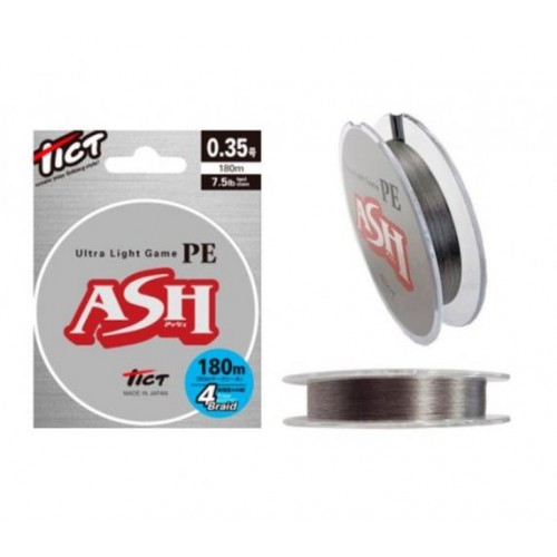 Шнур Tict Ultra Light Game ASH 180m PE0.35 7.5lb (1013-1791.09.37) Шнур Tict Ultra Light Game ASH 180m PE0.35 7.5lb (1013-1791.09.37)